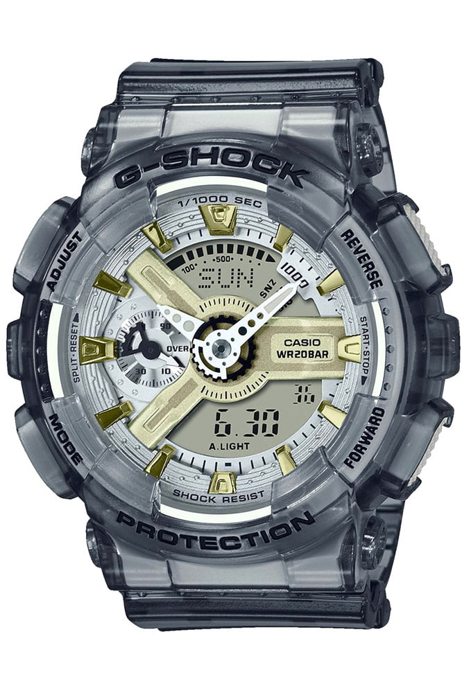 title:Casio G-Shock Unisex GMA-S110GS-8AER 46mm Quartz Watch;color:Grey