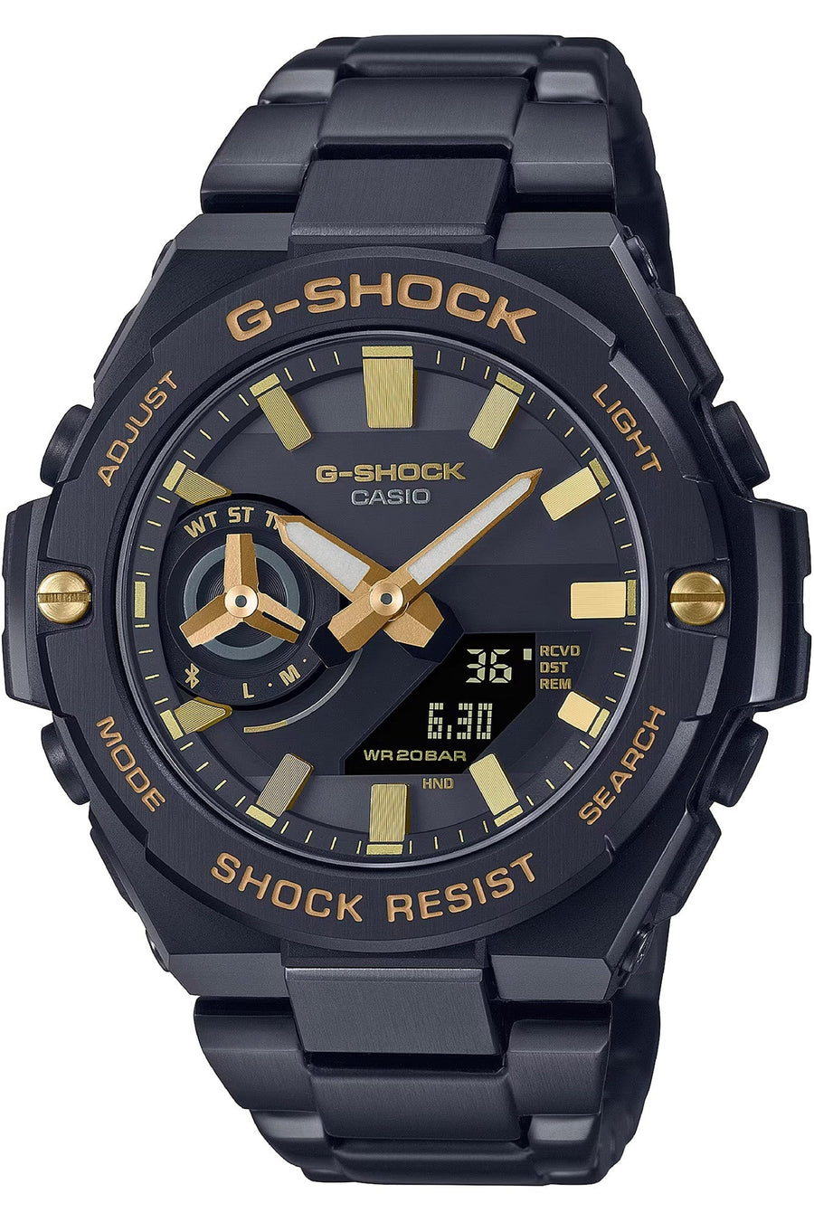 title:Casio G-Shock Men's GST-B500BD-1A9ER 49mm Solar Watch;color:Black