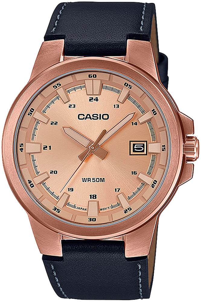 title:Casio Classic Men's MTP-E173RL-5AVEF 42mm Quartz Watch;color:Dark Blue