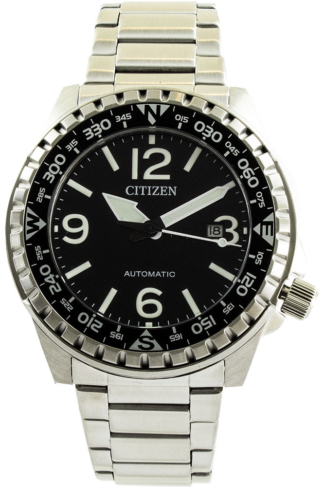 title:Citizen Classic Men's NJ2190-85E 46mm Automatic Watch;color:Silver