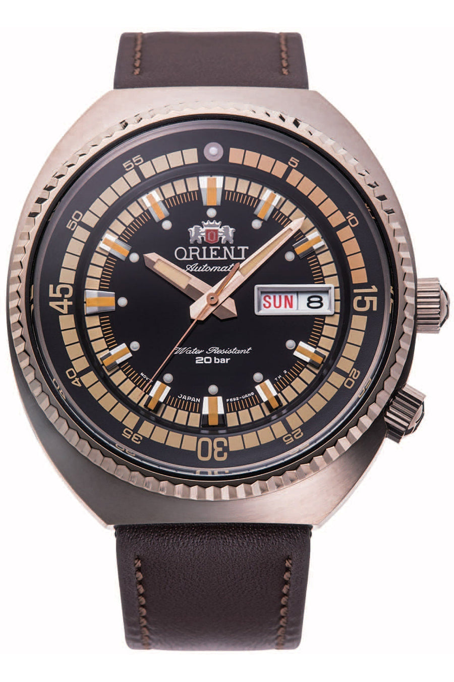 title:Orient Sport Neo Classic Sports Men's RA-AA0E06B19B 43mm Automatic Watch;color:Brown