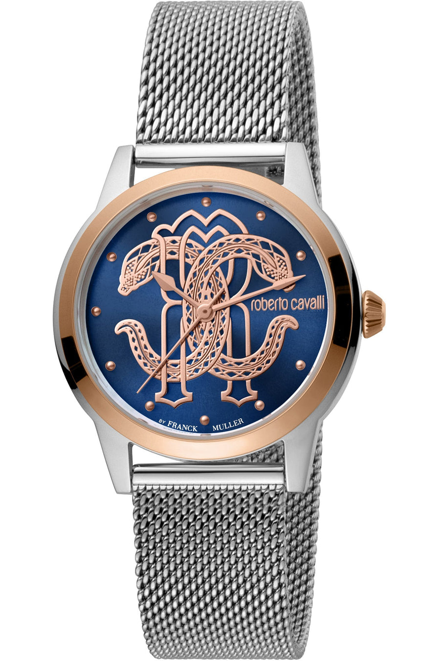 title:Roberto Cavalli by Franck Muller Women's RV1L117M0121 32mm Quartz Watch;color:Silver