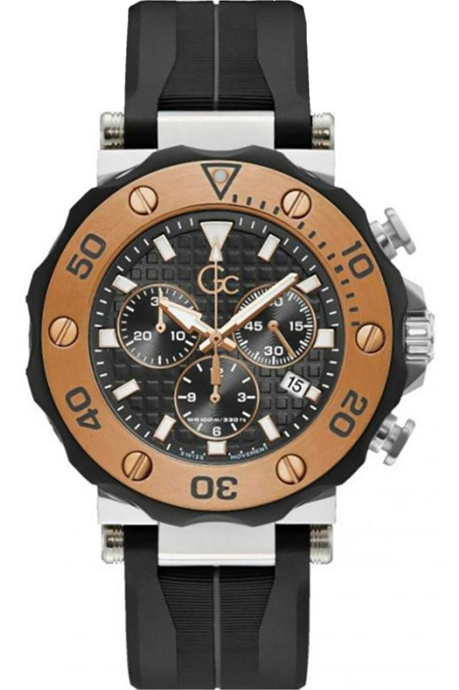 title:Guess Fashion Men's Y63003G2 44mm Quartz Watch;color:Black