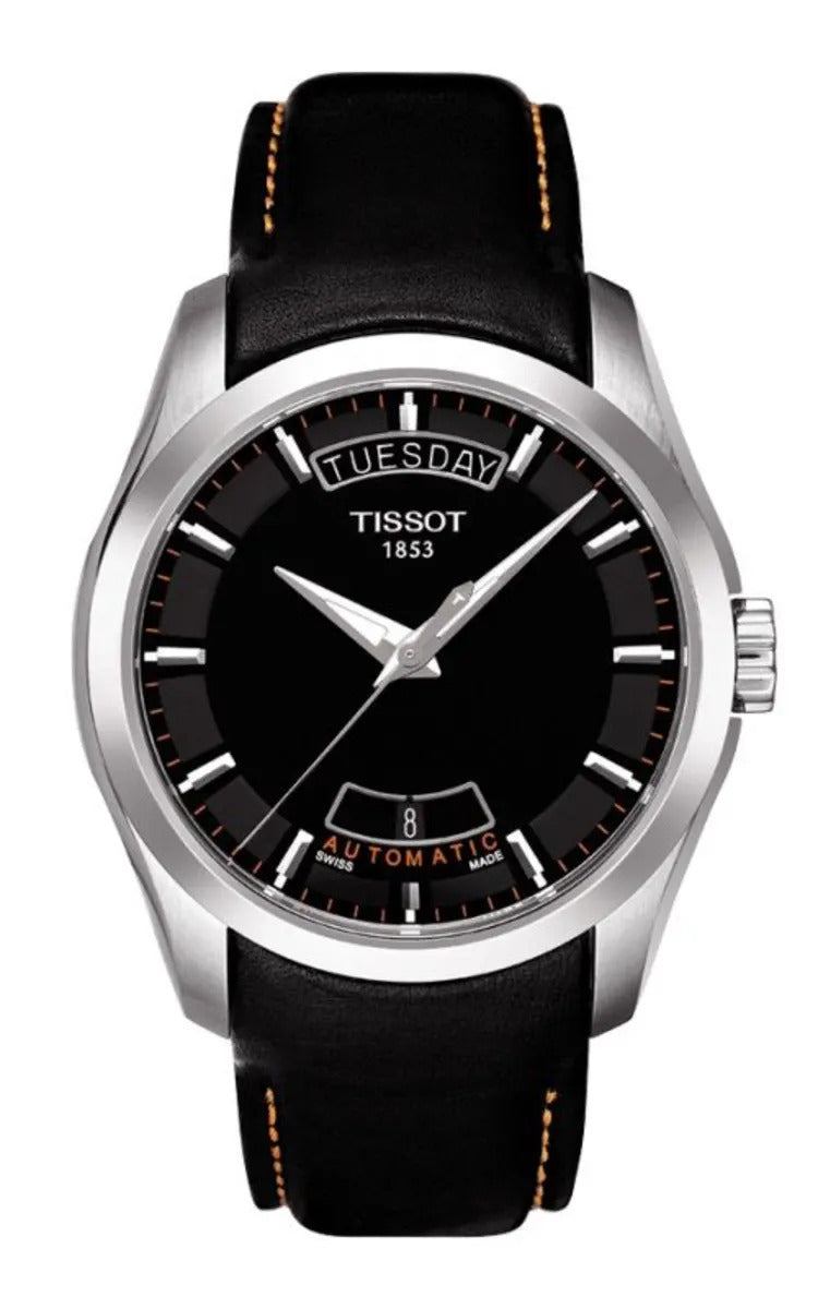 title:Tissot Men's T0354071605101 Couturier Automatic Watch;color:Black
