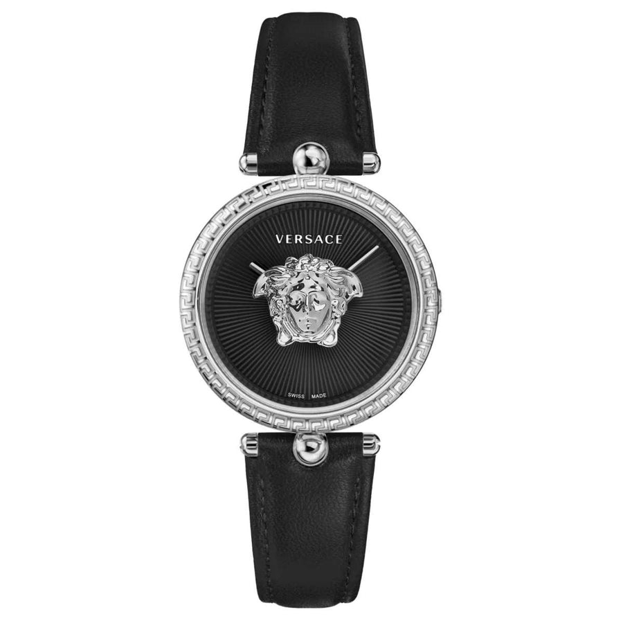 title:Versace Women's VECQ01020 Palazzo Empire 34mm Quartz Watch;color:Black