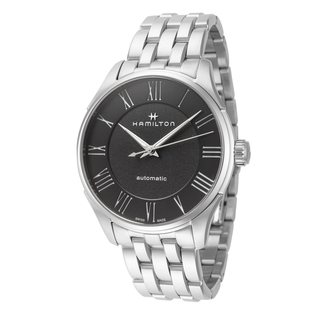 title:Hamilton Men's H42535130 Jazzmaster 40mm Automatic Watch;color:Silver