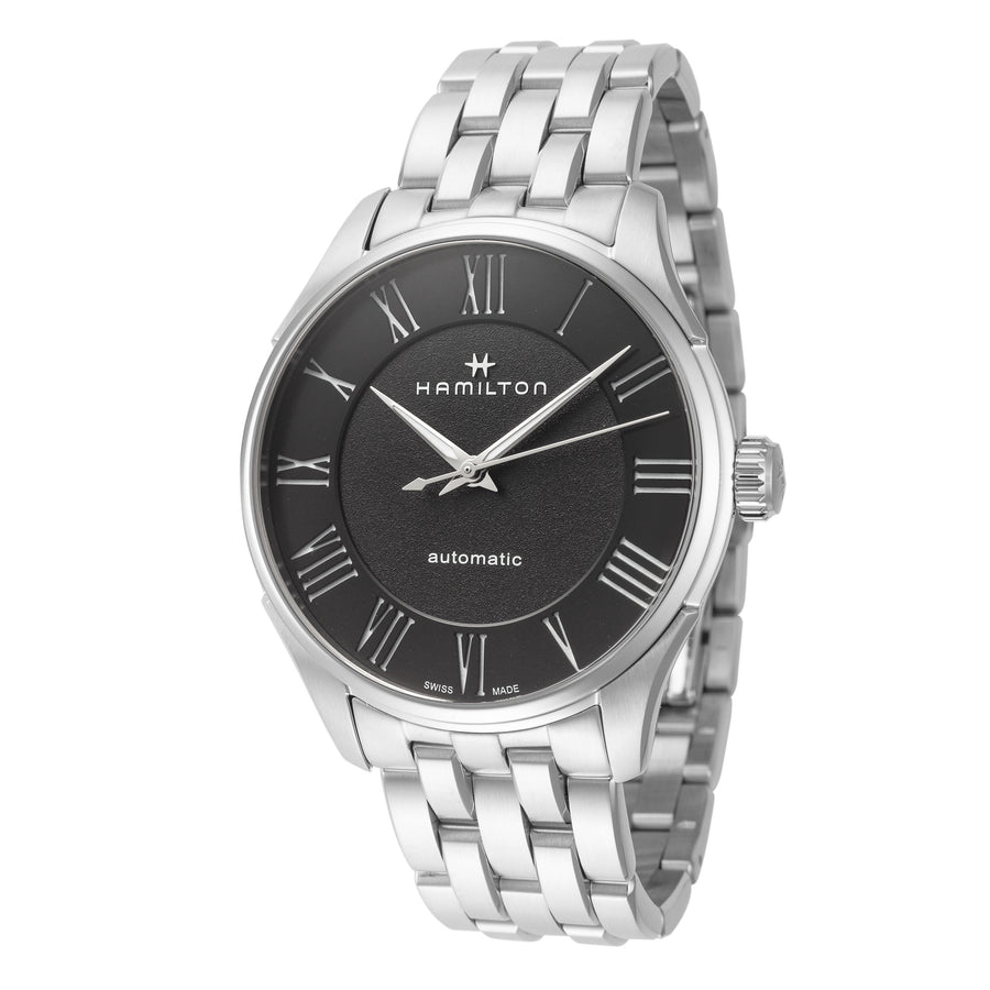 title:Hamilton Men's H42535130 Jazzmaster 40mm Automatic Watch;color:Silver