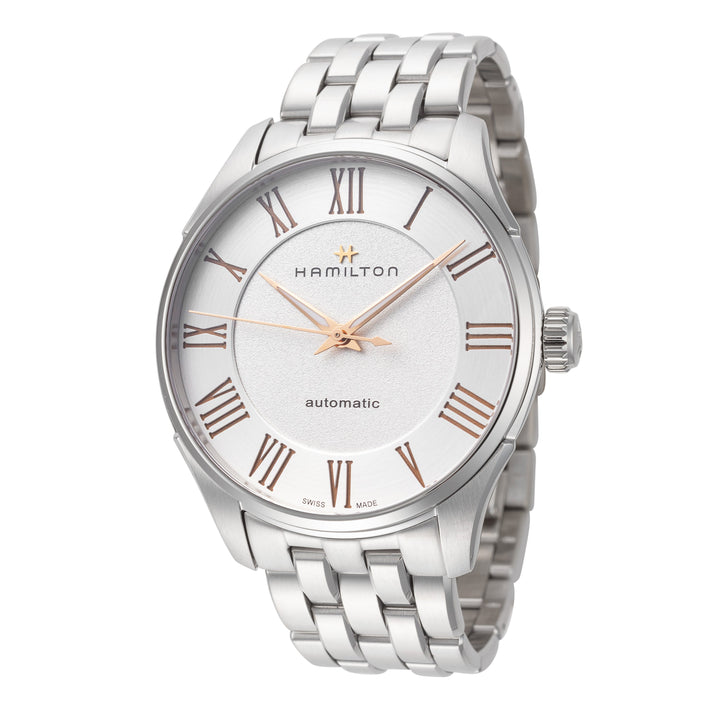 title:Hamilton Men's H42535150 Jazzmaster 40mm Automatic Watch;color:Silver