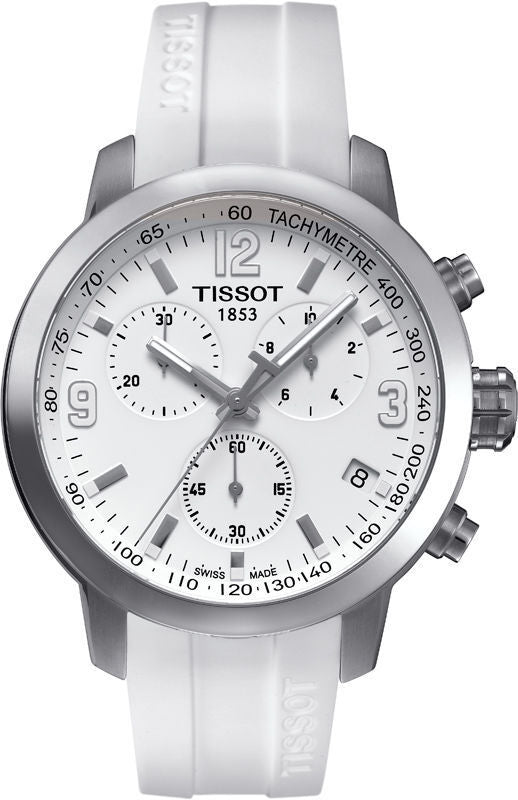 title:Tissot Men's T0554171701700 PRC 200 Quartz Watch;color:White