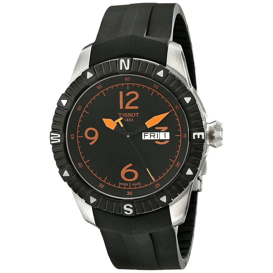 title:Tissot Men's T0624301705701 T-Navigator 44mm Automatic Watch;color:Black