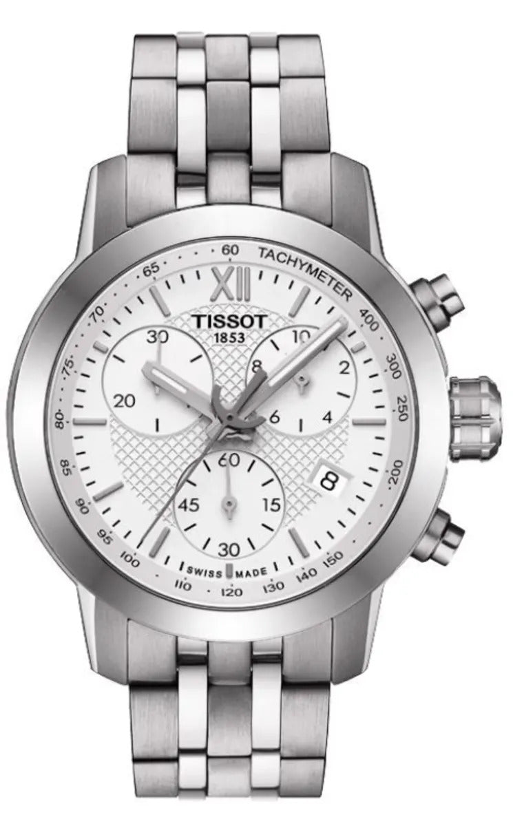 title:Tissot Women's T0552171101800 PRC 200 35mm Quartz Watch;color:Silver