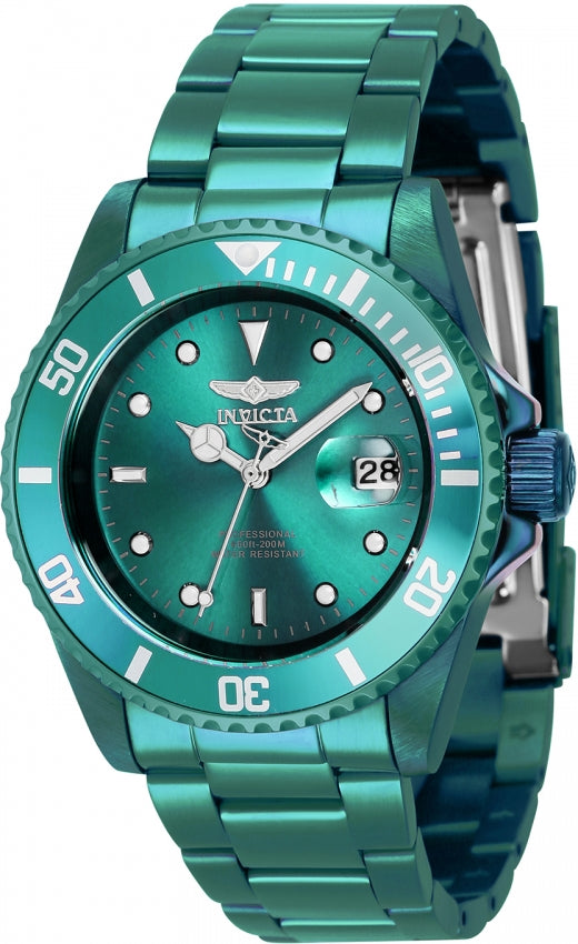 title:Invicta Men's IN-40629 Pro Diver 40mm Quartz Watch;color:Green