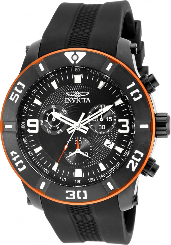 title:Invicta Men's IN-19827 Pro Diver 52mm Quartz Watch;color:Black