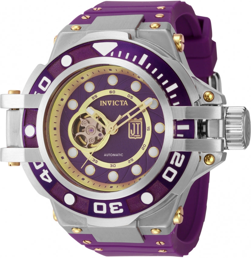 title:Invicta Men's IN-40429 JT 54mm Automatic Watch;color:Purple