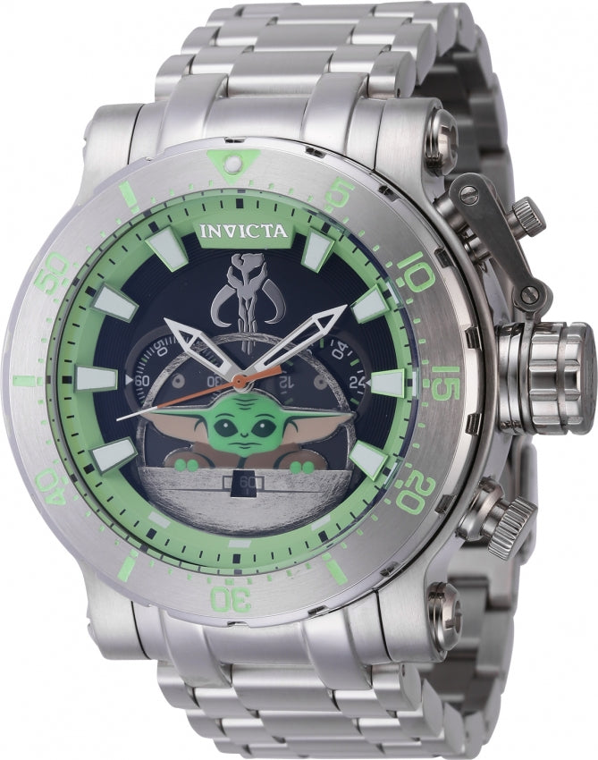 title:Invicta Men's IN-40621 Star Wars 52mm Quartz Watch;color:Black and Green