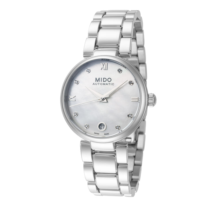title:Mido Women's M0222071111610 Donna 33mm Automatic Watch;color:Silver