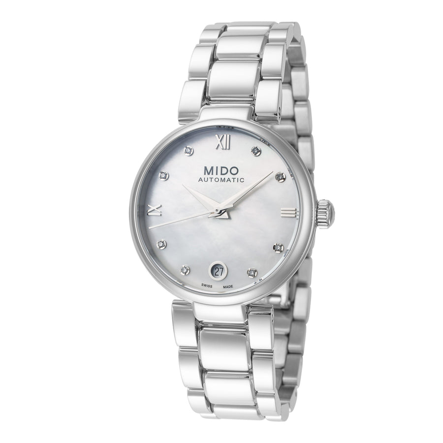 title:Mido Women's M0222071111610 Donna 33mm Automatic Watch;color:Silver