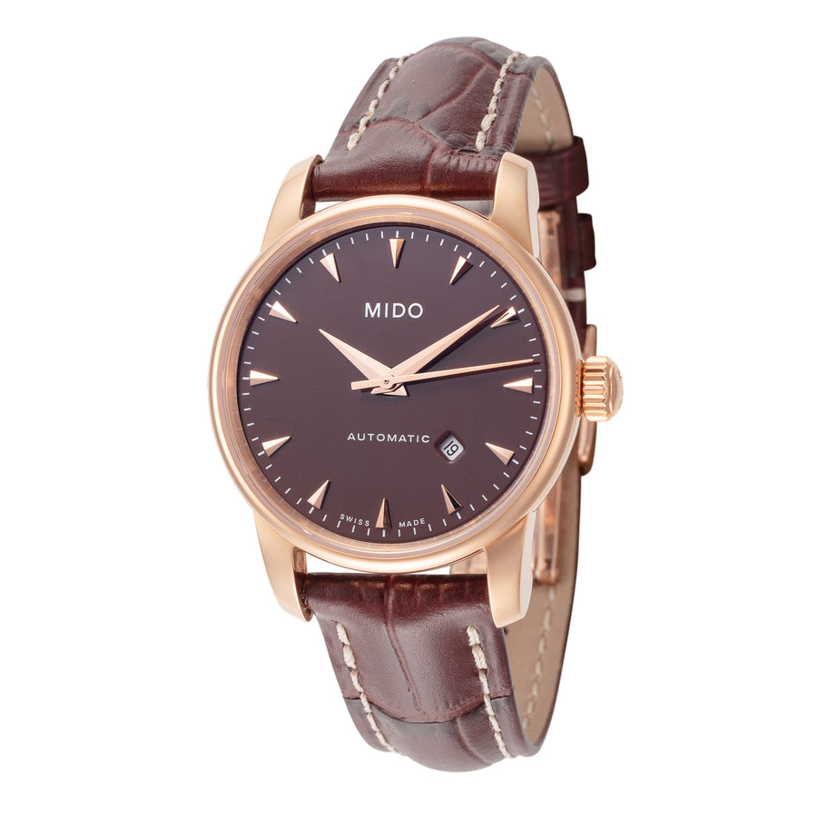 title:Mido Women's M76003178 Baroncelli 29mm Automatic Watch;color:Brown