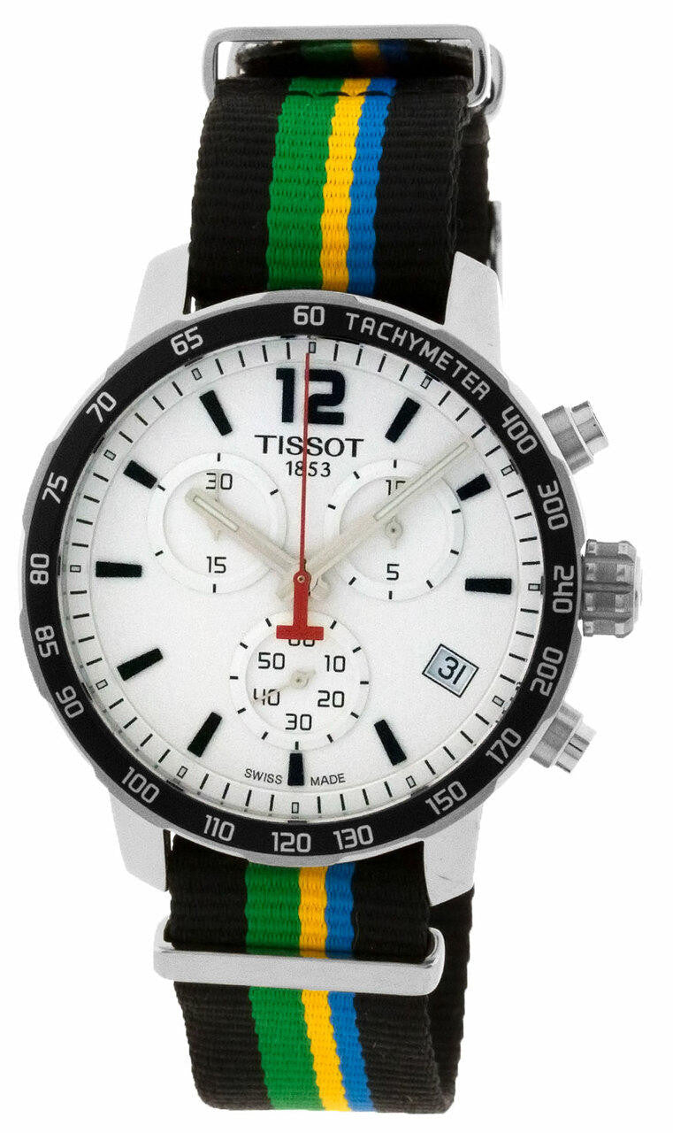 title:Tissot Men's Quickster Quartz Watch T0954171703702;color:Black
