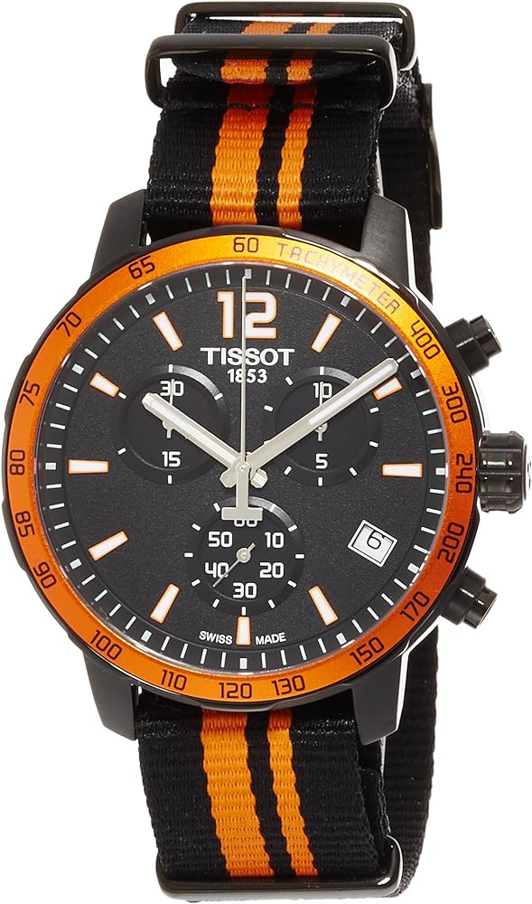 title:Tissot Men's T0954173705700 Quickster Quartz Watch;color:Black