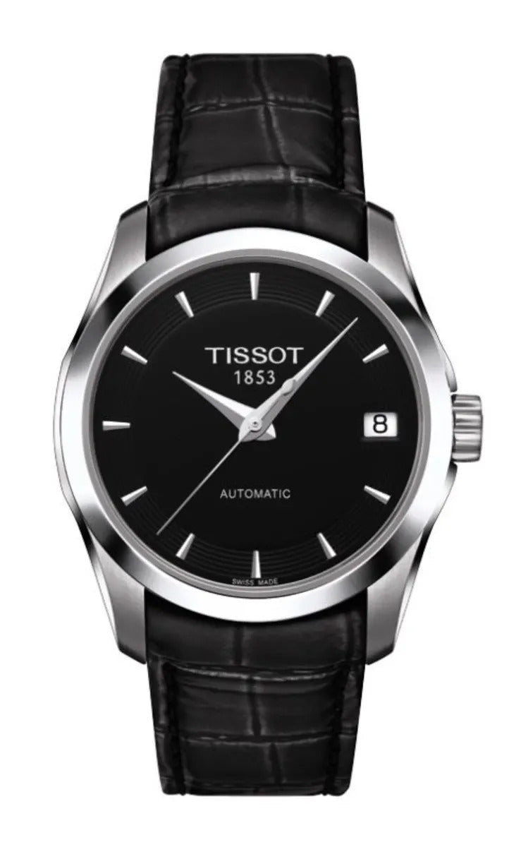 title:Tissot Women's T0352071605100 Couturier Automatic Watch;color:Black