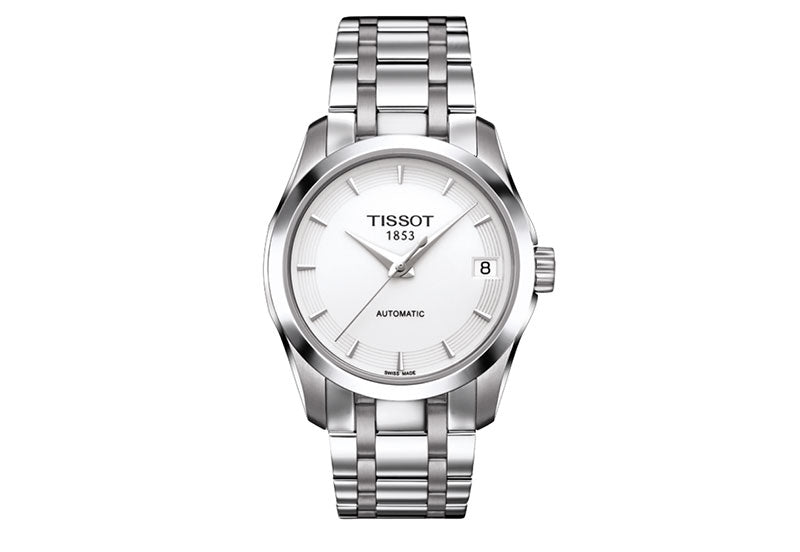 title:Tissot Women's T0352071101100 Couturier Automatic Watch;color:Silver
