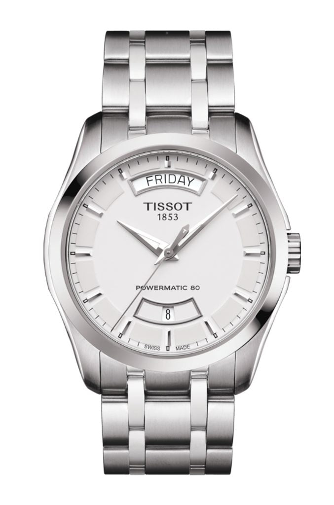 title:Tissot Men's T0354071103100 Couturier Automatic Watch;color:Silver