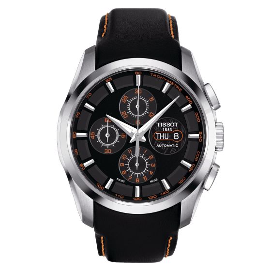 title:Tissot Men's T0356141605101 Couturier Automatic Watch;color:Black