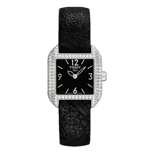 title:Tissot Women's T-Wave Quartz Watch T02142552;color:Black