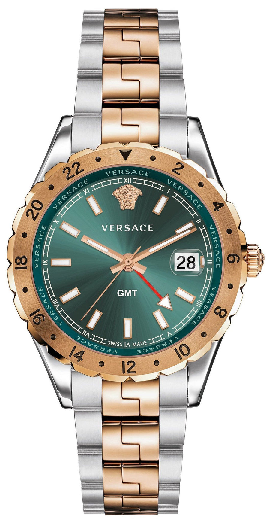title:Versace Men's V11050016 Hellenyium 42mm Quartz Watch;color:Green