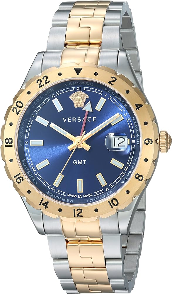 title:Versace Men's V11060017 Hellenyium 42mm Quartz Watch;color:Blue