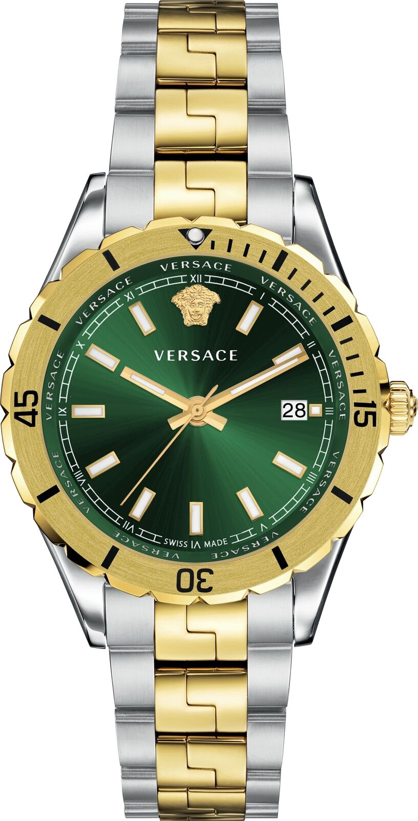 Versace Men's VE3A00720 Hellenyium 42mm Quartz Watch - Ruumur