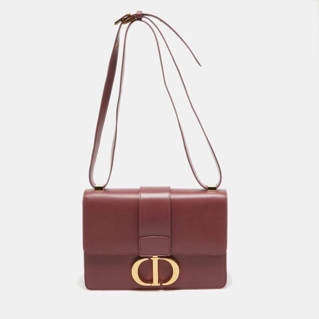 Top quality Dior Rose Wood Pink Leather 30 Montaigne Shoulder Bag