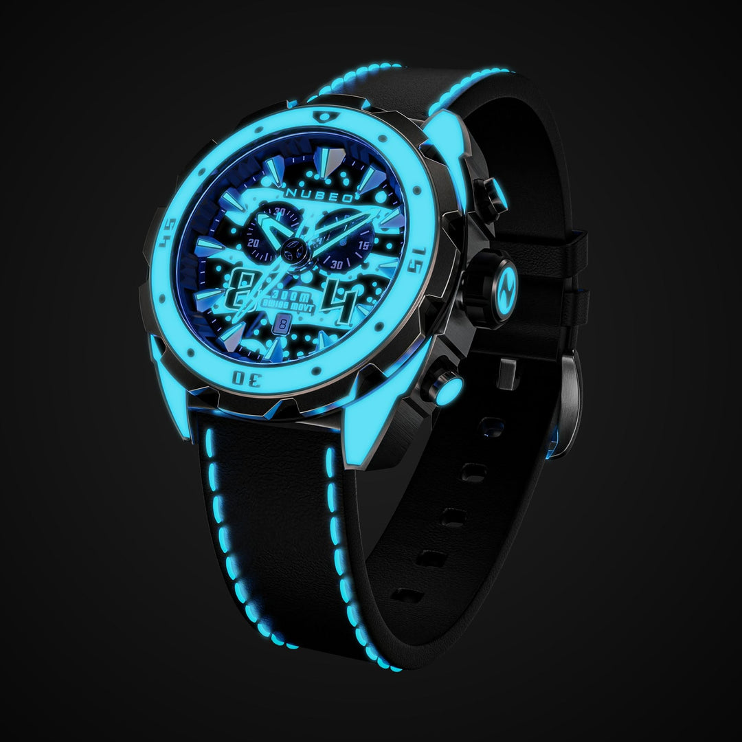 Nubeo Men NB-6057-33 Swell 49mm Quartz Limited Edition Watch