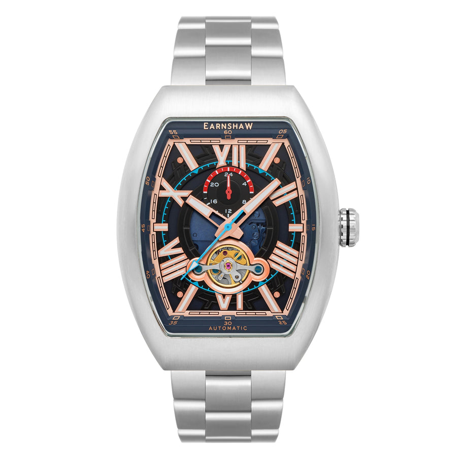title:Thomas Earnshaw Men's ES-8272-11 Supremacy 45mm Automatic Watch;color:Blue