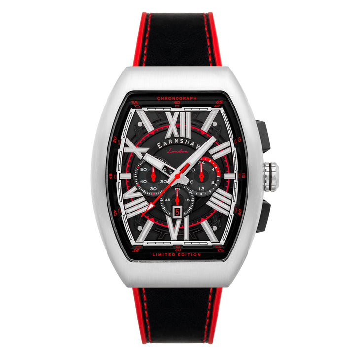 title:Thomas Earnshaw Men's ES-8270-05 Supremacy 45mm Quartz Watch;color:Black