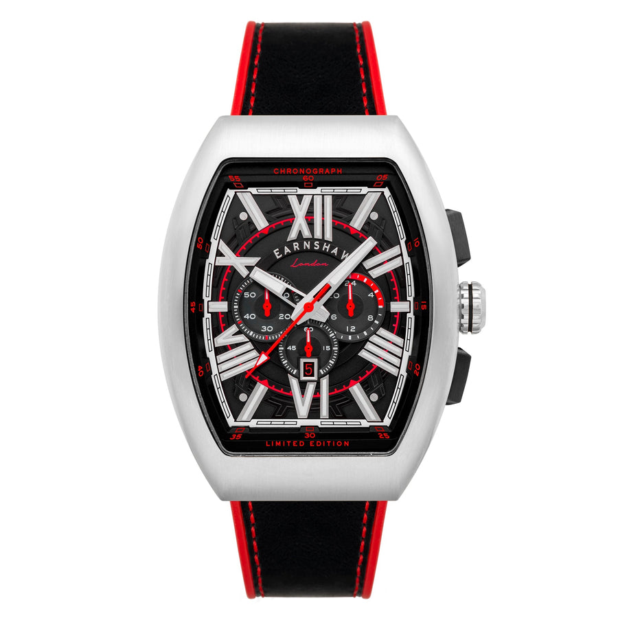 title:Thomas Earnshaw Men's ES-8270-05 Supremacy 45mm Quartz Watch;color:Black