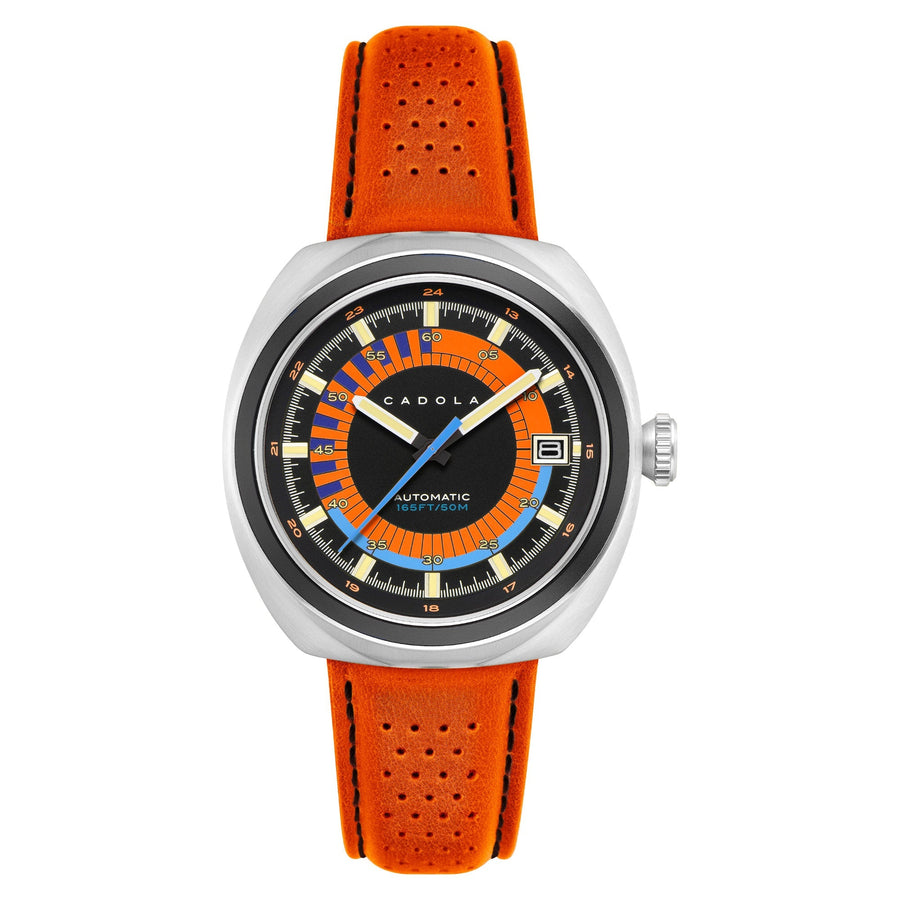 title:Cadola Men's CD-1035-03 Giulia 43mm Automatic Watch;color:Orange