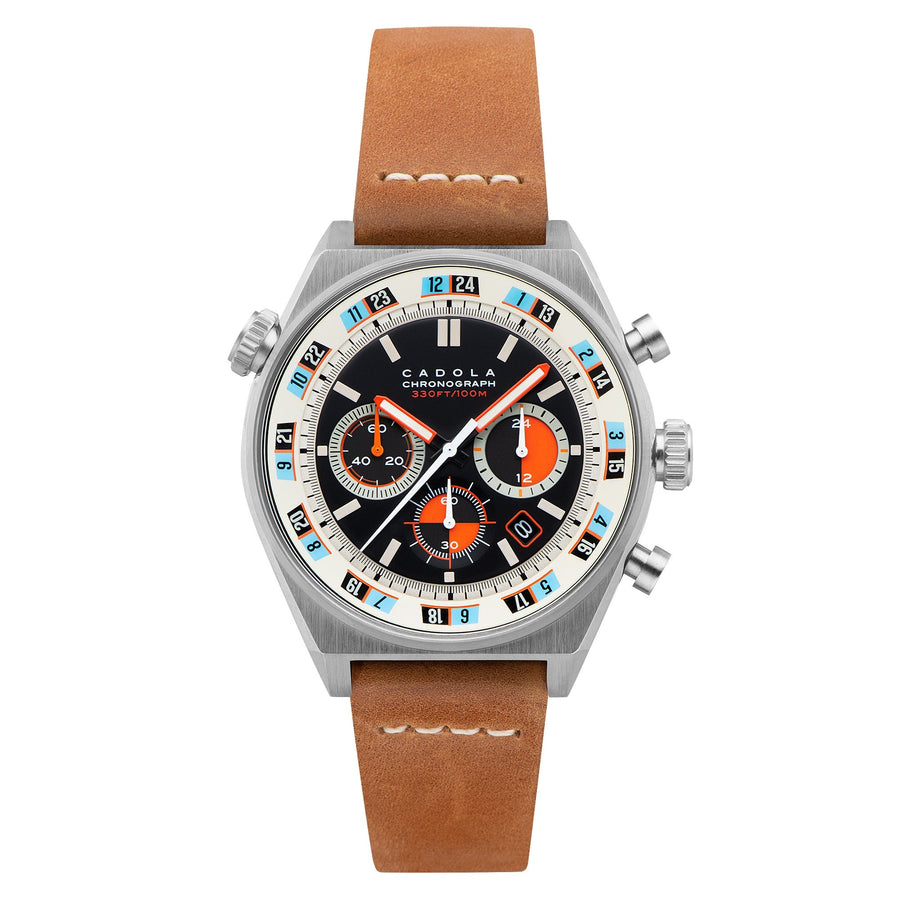 title:Cadola Men's CD-1027-01 Intercontinental 43mm Quartz Watch;color:Black