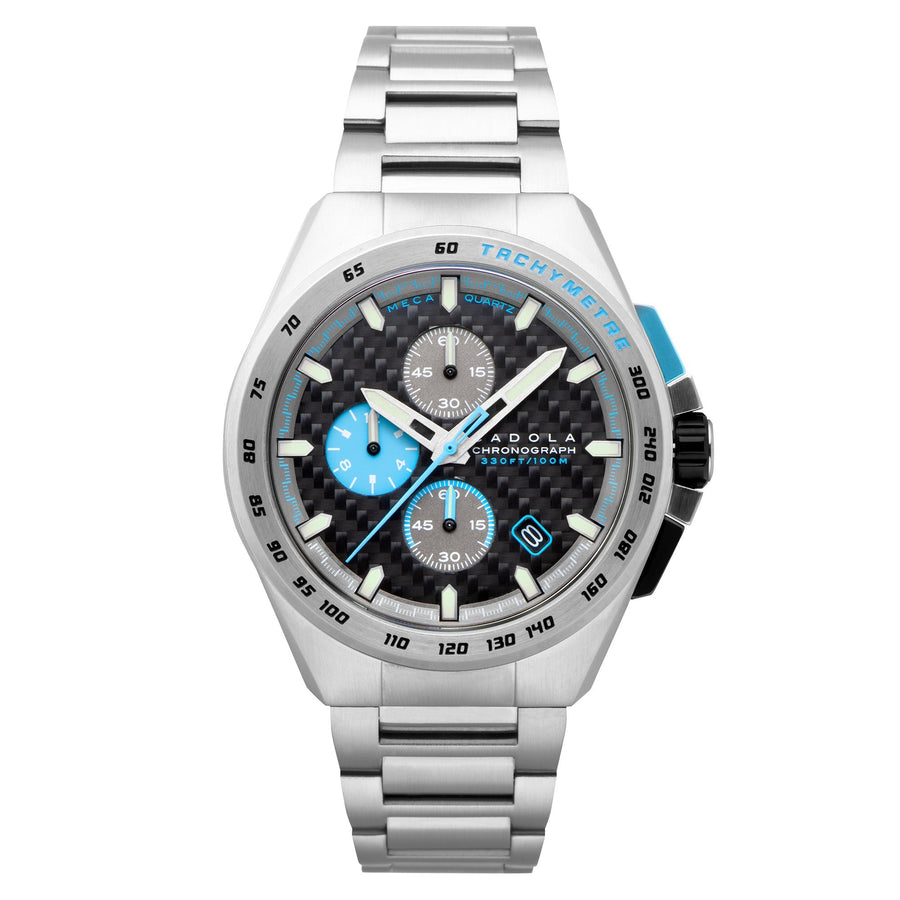 title:Cadola Men's CD-1029-33 Peterson 44mm Quartz Watch;color:Black
