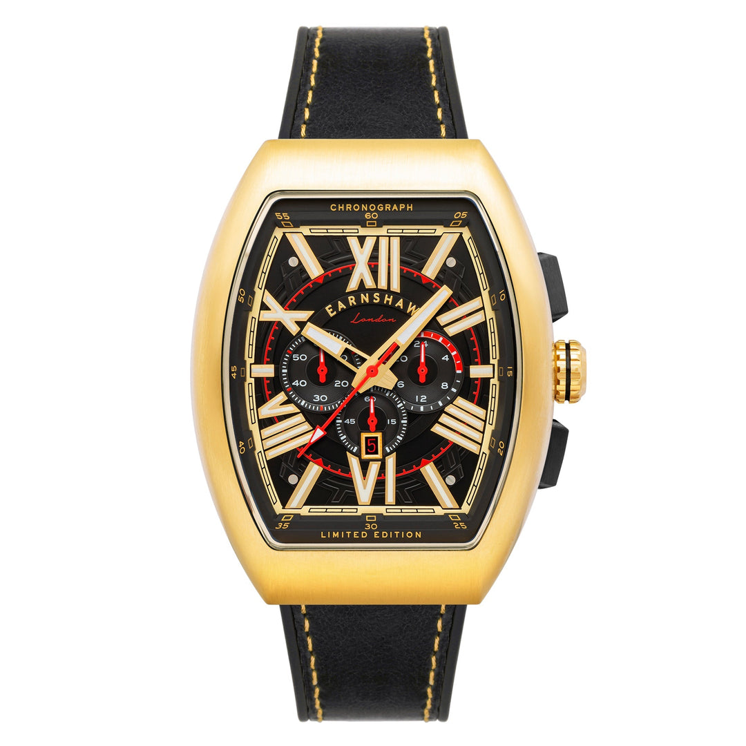 title:Thomas Earnshaw Men's ES-8270-01 Supremacy 45mm Quartz Watch;color:Black