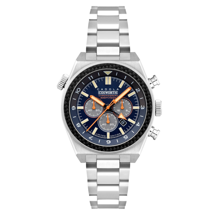 title:Cadola Men's CD-1042-11 Cosworth Costin 42mm Quartz Watch;color:Blue
