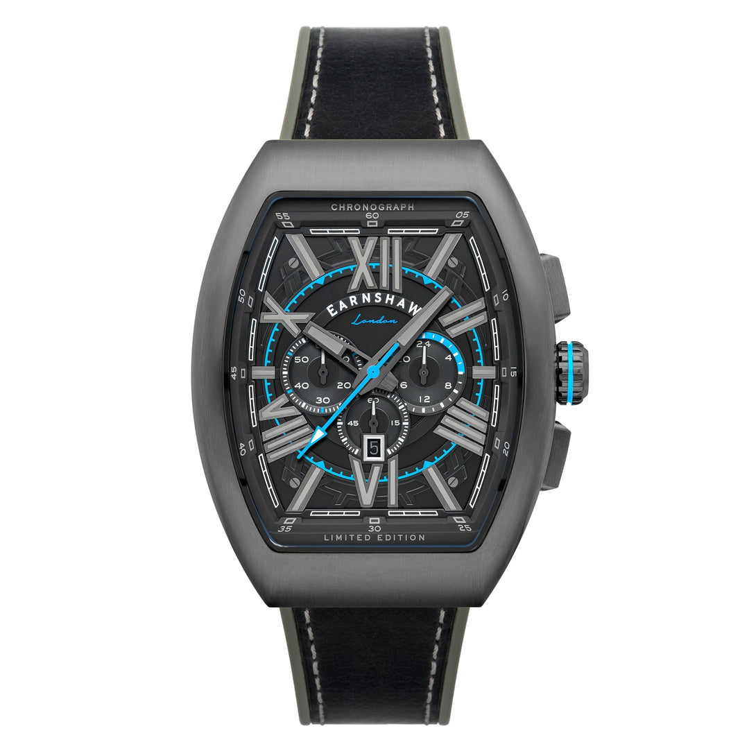 title:Thomas Earnshaw Men's ES-8270-07 Supremacy 45mm Quartz Watch;color:Black
