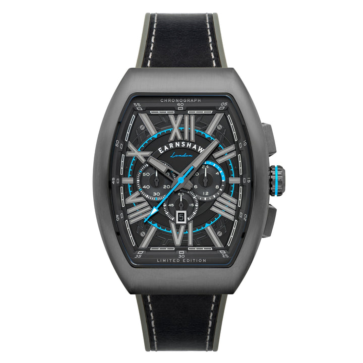 title:Thomas Earnshaw Men's ES-8270-07 Supremacy 45mm Quartz Watch;color:Black