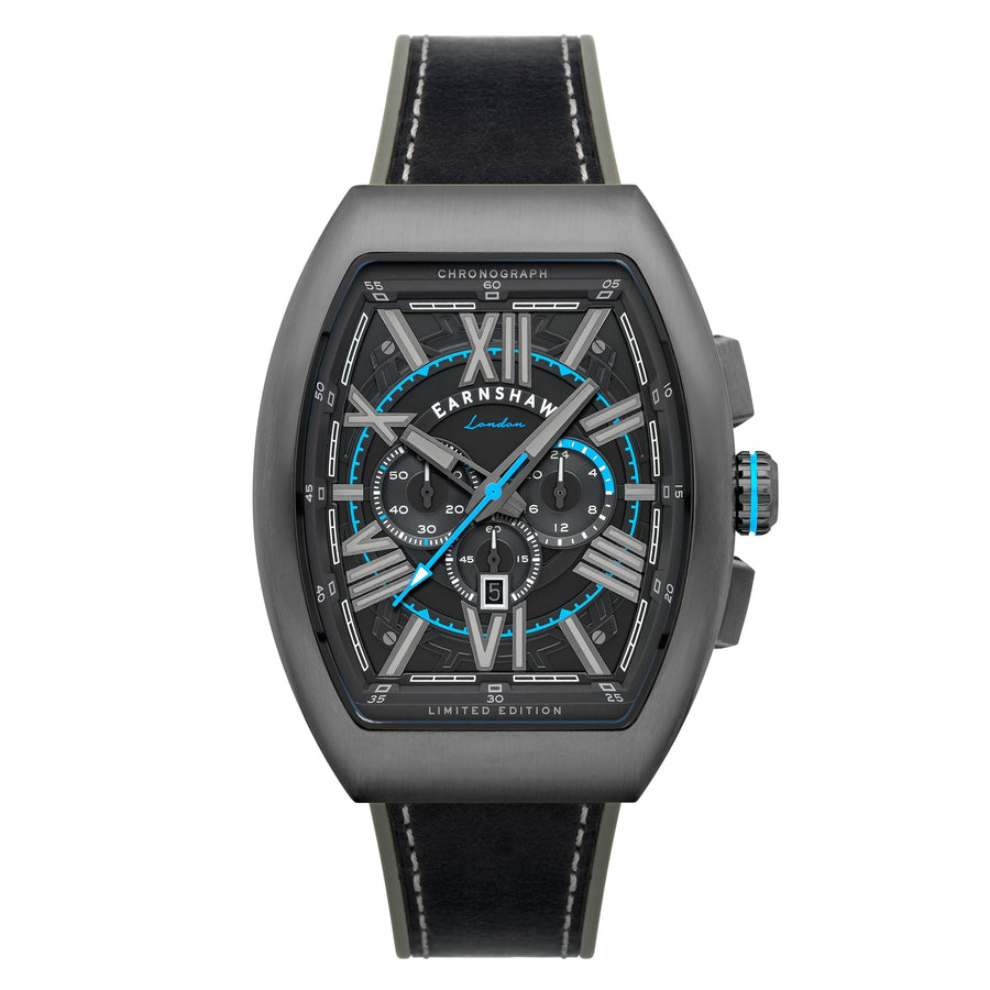 title:Thomas Earnshaw Men's ES-8270-07 Supremacy 45mm Quartz Watch;color:Black