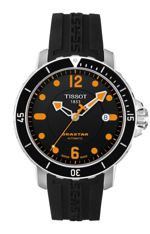title:Tissot Men's Seastar 1000 Automatic Watch T0664071705701;color:Black
