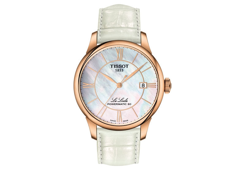 title:Tissot Women's Le Locle Automatic Watch T0064073611800;color:White