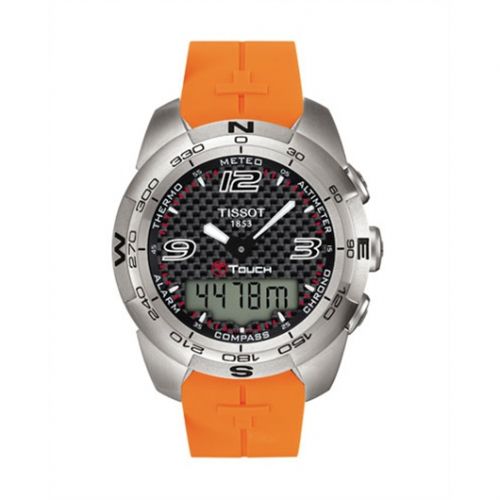 title:Tissot Men's T0134201720700 T-Touch Expert Quartz Watch;color:Black
