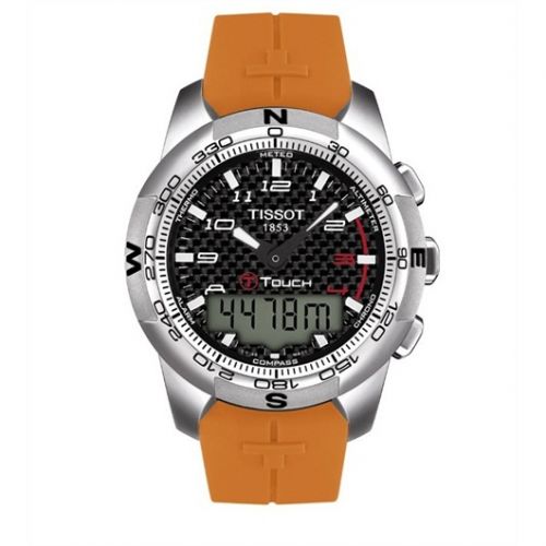 Tissot Men's T0474204720701 T-Touch II Poli Quartz Watch - Ruumur