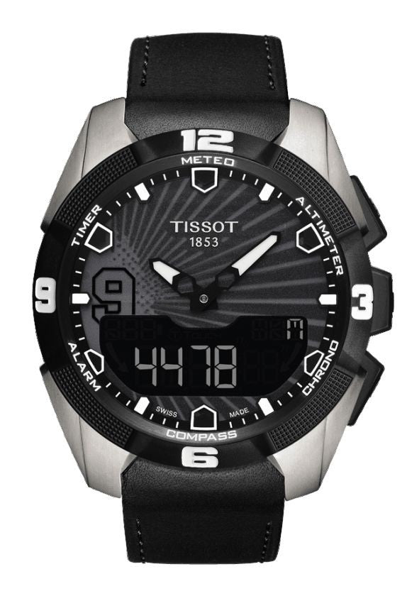 title:Tissot Men's T0914204606100 T-Touch Solar Quartz Watch;color:Black